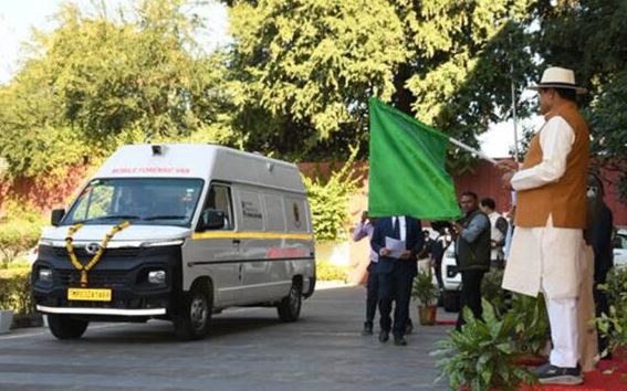 तकनीकी क्षमता संवर्धन के लिए 36 करोड़ रुपए से अधिक की खरीदी गई फॉरेंसिक वैन