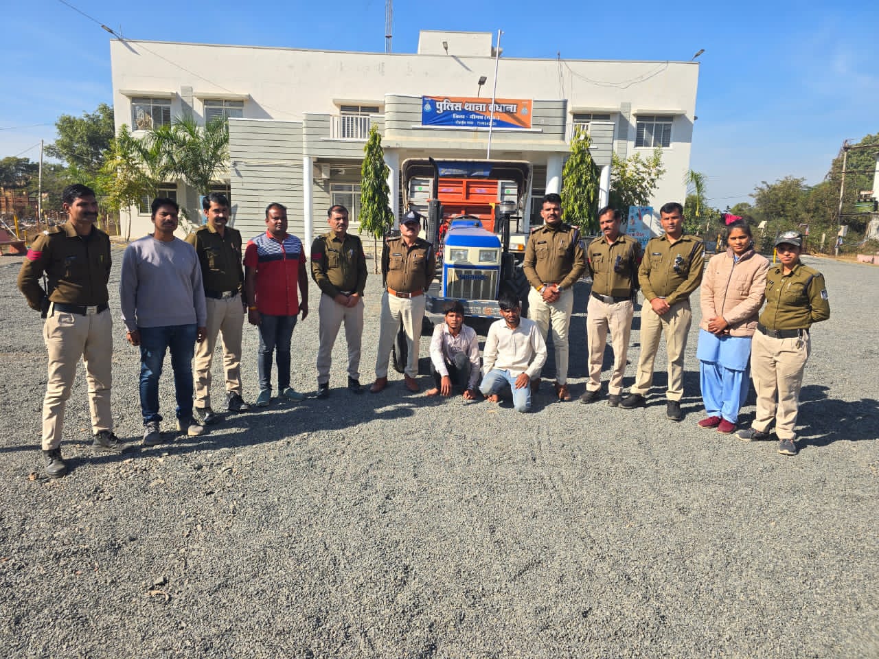 कृषि उपज मंडी बघाना से ट्रेक्टर-ट्राली चोरी करने वाले आरोपियों को 36 घंटे में किया गिरफ्तार