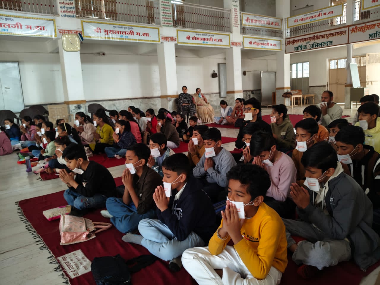 चार दिवसीय शीतकालीन संस्कार शिक्षण शिविर का समापन