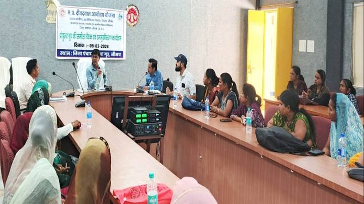 जिला पंचायत सीईओ ने ली उत्‍पादक समूहों की बैठक